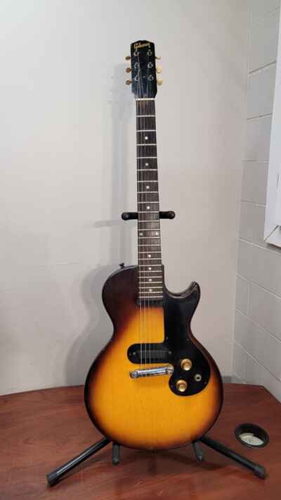 Vintage 1960 Gibson Melody Maker Sunburst Electric 6-String Guitar w OG Case c-x