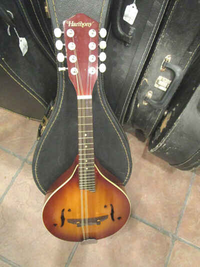 Vintage Harmony H8017 Monterey A-Style Mandolin w / case