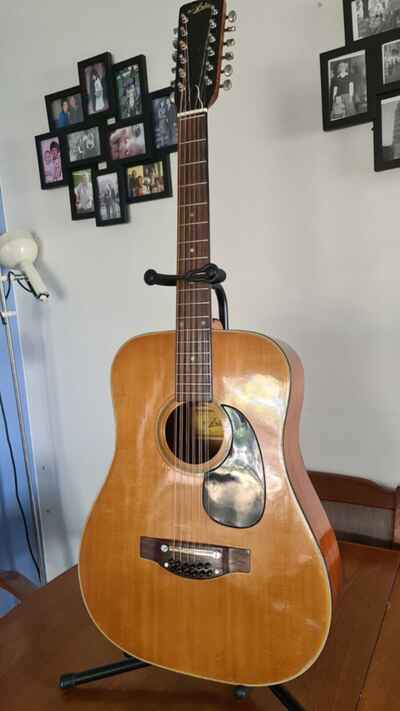 Aria 12 string acoustic guitar Made in Japan 1970