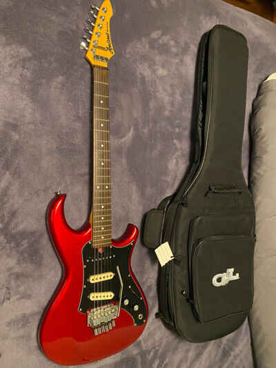 1985 Aria Pro II RS Series Electric Guitar Metallic Red Made In Japan Matsumoku