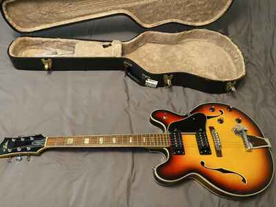 ARIA Diamond 5102T Hollowbody Electric Guitar Matsumoku Japan  W / case Sunburst