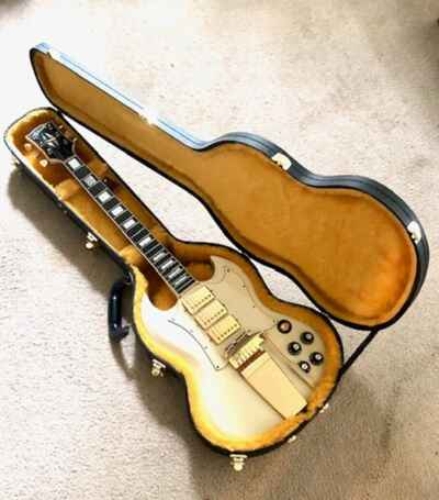 1968 Gibson SG Custom Guitar with Maestro Vibrola - Polaris White