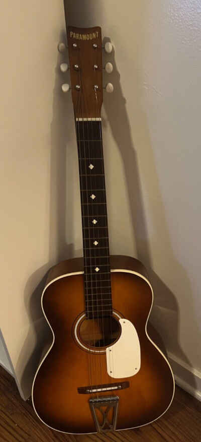 Paramount Parlor Sunburst Vintage Acoustic Guitar 1950