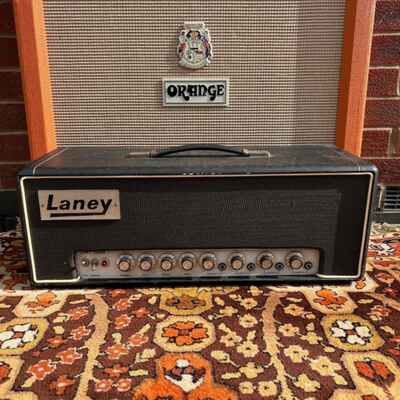 Vintage 1968 Laney Sound Pre Supergroup 70w PA Valve Guitar Amplifier EL34 1960s
