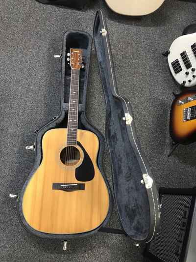 YAMAHA FG365SE acoustic-electric guitar made in Taiwan 1980s fair with hard case