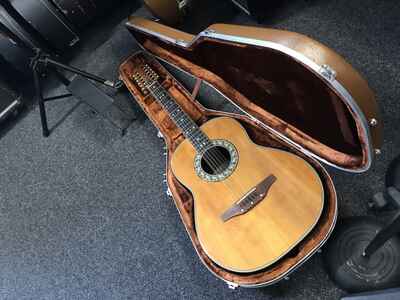 Ovation 1118 Glen Campbell 12 string acoustic guitar made in USA 1979 mint  / case