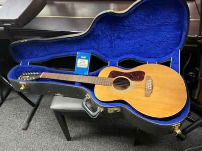 Guild F-112NT made in USA 1977 Vintage 12-String Acoustic Guitar v good  / case