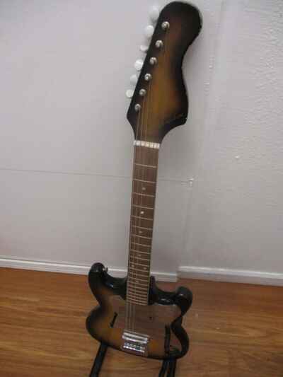 1960s Teisco Audition Guitar Husk  w / tuners, bridge & saddle Parts / Repair  Japan