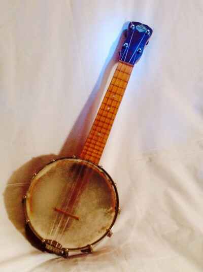 Banjo Uke by T B. Co. Sterling in excellent condition with new Calfskin Head