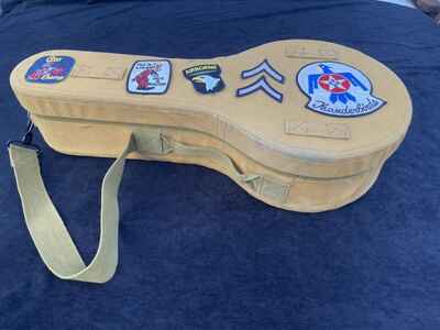 Estate Find Larson Bros WM Stahl Mandolin + Custom WWII Case Army Navy USA