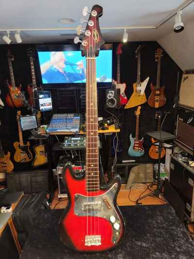 VINTAGE 1960S STRAD-O-LIN ELECTRIC BASS GUITAR MADE IN JAPAN MIJ