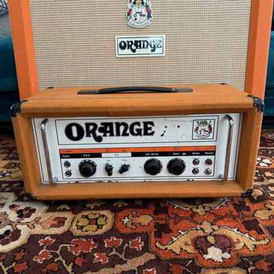 Vintage 1974 Orange OR80 80w Pics & Text British Valve Amplifier Head *1970s*