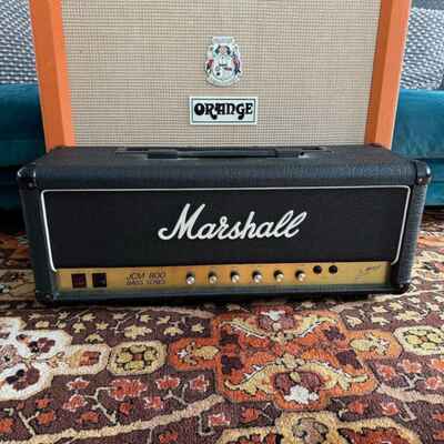 Vintage 1987 Marshall JCM800 Super Bass MKII 100w 1992 Amplifier Head *1980s*