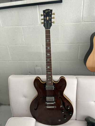 1969 VINTAGE Gibson es-340 All Original OHSC walnut Very Rare Collector Guitar!!