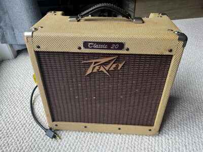Peavey Classic 20 Vintage Tube Guitar Amplifier USED Amp TESTED, See Video AS IS