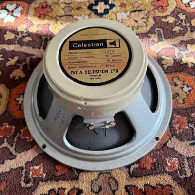 Vintage 1975 Celestion Creamback G12H 30w 16ohm T1217 12" Speaker *1970s*