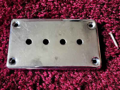 Vintage Original 1960s Gibson EB-3 Chrome pickup Cover w / Screws