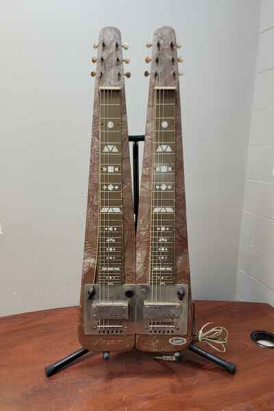Supro Double Six String Lap Steel Guitar, UNTESTED FOR PARTS