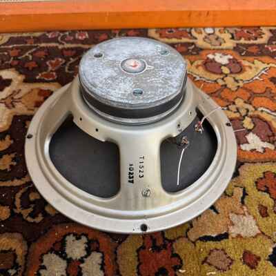 Vintage 1971 Celestion G12S T1523 Greenback Era 12" Speaker Driver *1970s*