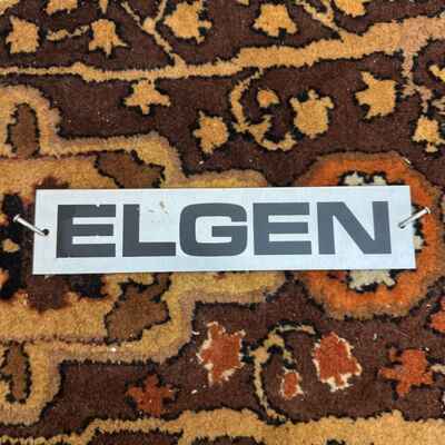 Vintage 1960s 1970s Elgen Valve Amplifier Head Combo Cabinet Original Logo RARE