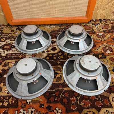Quad 4x Vintage 1978 Fane 12503 Heavy Duty 16ohm 12" Speakers Drivers *1970s*