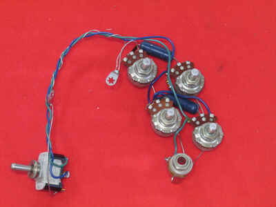 Vintage 1965 Kay USA Truetone Vanguard 302 Guitar - Wiring Harness - Stackpole