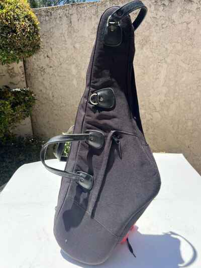 Vintage Reunion Blues Black Nylon & Leather Gig Bag Made San Francisco USA 32??