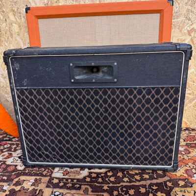 Vintage 1970s 1980s Jennings Vox 2x12 Speaker Amplifier Cabinet w /  Fender 018071