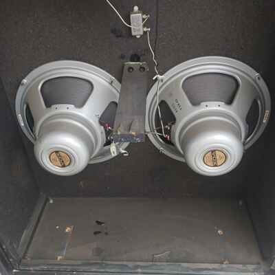 1960s Vox Silver Bulldog Alnico 12?? Matching Guitar Speaker Pair 8 ohm UK