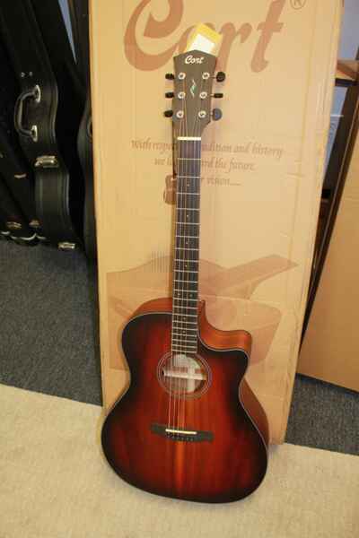Cort   COREGAOPLB    All Solid Wood   Electric / Acoustic Guitar     Open Box