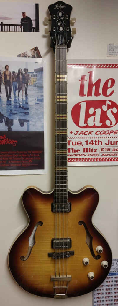 Hofner  Verythin Bass  (verithin bass) with hard case