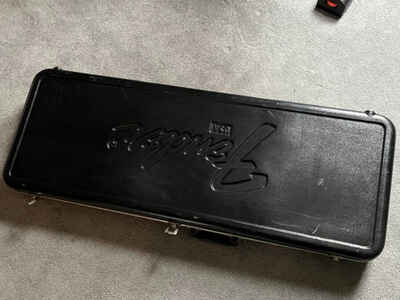 1980s Fender USA American Stratocaster Elite guitar molded hard case