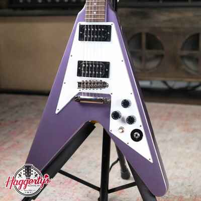 Epiphone Kirk Hammett 1979 Flying V Purple Metallic - Used with Hardshell Case