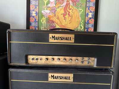 Marshall JTM 45 1965 Plexi Bass Head Amplifier ultra rare