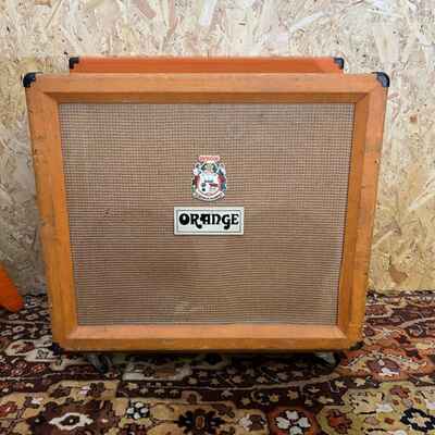 Vintage 1970s Orange OR 2x12 Combo Amplifier Cabinet EMPTY Spares or Repairs