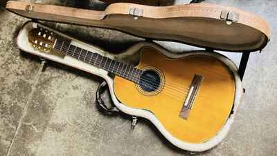 Gibson chet atkins CE thinner nut vintage classical nylon USA 1985 v good w / case