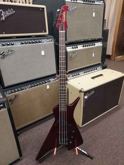 Rare 1985 Hamer USA Scarab 4-String Bass Guitar