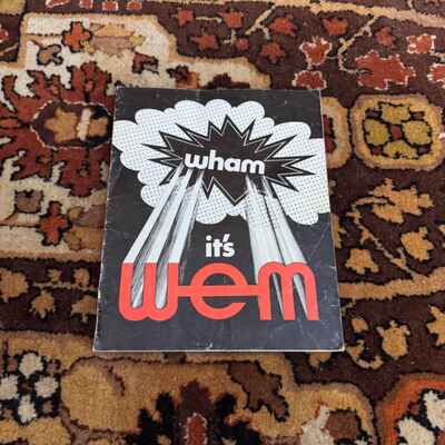 Vintage 1971 WEM ?Wham it??s WEM?? Orig Brochure Catalog Watkins Pink Floyd 1970s