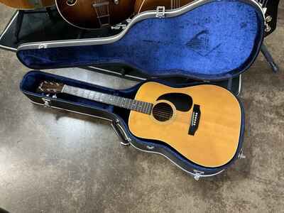 Fender F-35 acoustic dreadnought guitar made in Japan 1979 excellent Fender case