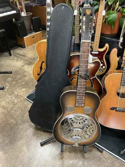 Dobro Model 27 Resonator Guitar, made in USA circa 1932 in Tobacco burst v good