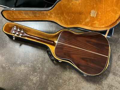 Yamaha FG-345 made in Taiwan 1978-1979 acoustic guitar v good condition w /  case
