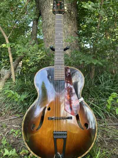 WWII ERA 1944 SS Stewart Archtop Guitar