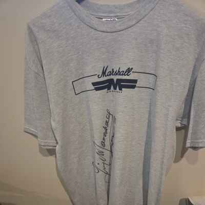 Jim Marshall Autographed Marshall Amp Signed T-Shirt 2003 - Never Worn!