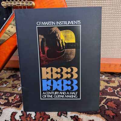 Vintage 1983 Martin USA Acoustic Guitar Catalog Catalogue Brochure 1980s