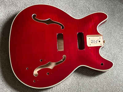 Hagstrom Viking II 67 guitar body Wild Cherry Transparent