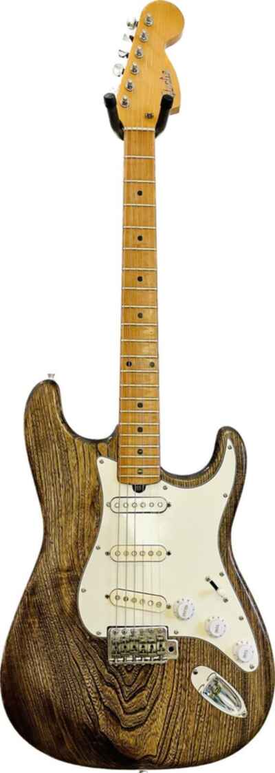 1974 Electra 2275N Stratocaster Style Guitar Refinished Ash Body Japan Matsumoku