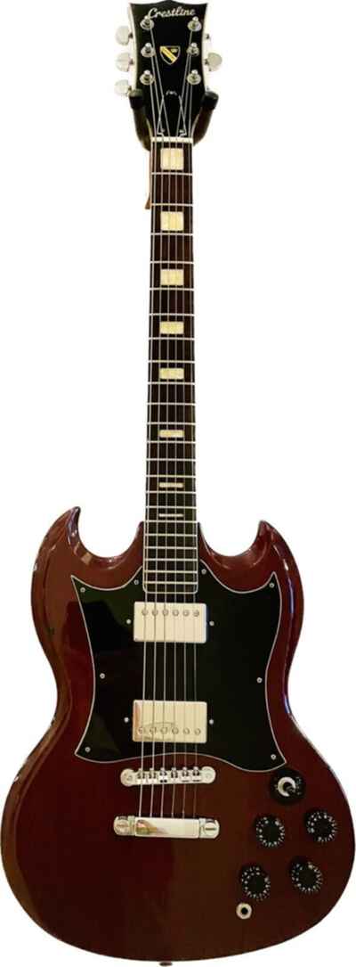 Crestline SG Electric Guitar Mid 70??s MIJ Japan Matsumoku Pickup Tuners Upgrade