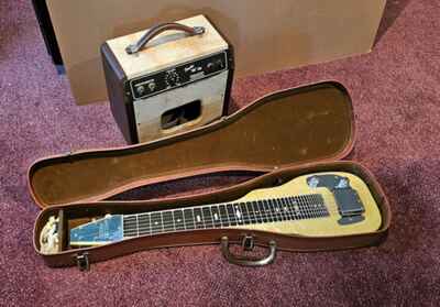 Fender Champion 600 Vintage Tube Guitar Amp & Fender Steel Lap Guitar 1951