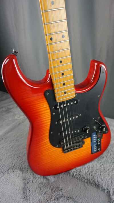 Casio PG-300 MIDI Guitar 1980s - Red Burst