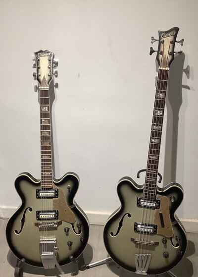 1970s Columbus electric guitars Matching Pair.